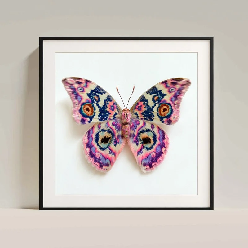 Noctiluca - night butterfly fine art print — Charlie Moon Print - 12 framed.jpg