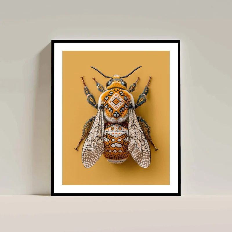 Humble bees 2 - fine art print - charlie moon 2 - framed.jpg