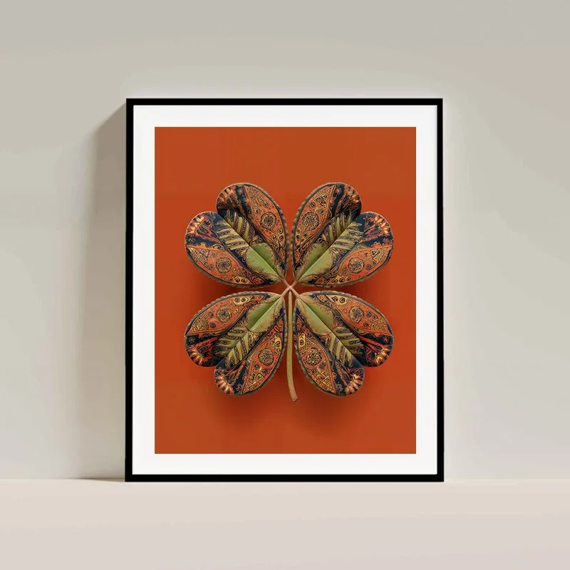 Charlie Moon - Fine Art Print - Luck Clover 11 -framed.jpg