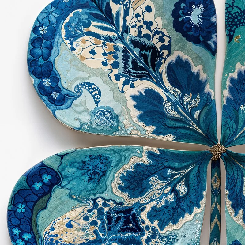 Charlie Moon - Fine Art Print - Luck Clover 7  -detail.jpg