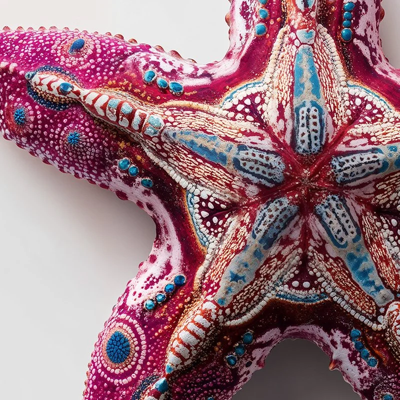 Charlie Moon Art - Starfish Fine Art Print, artwork, hahnemuhle, interior art - starfish 4 close up.jpg
