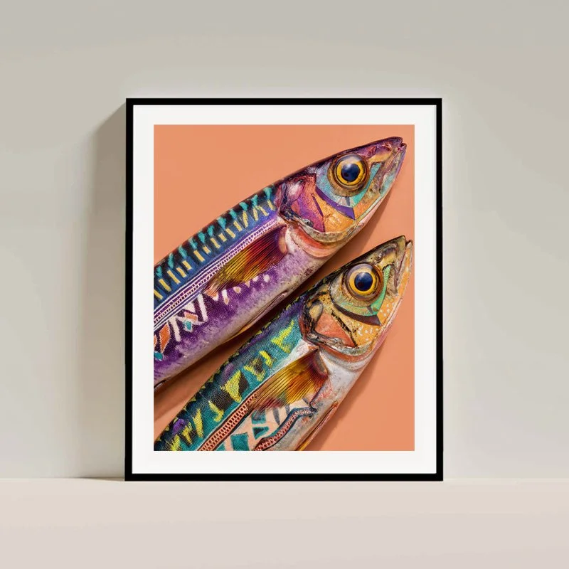 Charlie Moon - Sassy Sardines - art photo fine art print - 1 framed.jpg