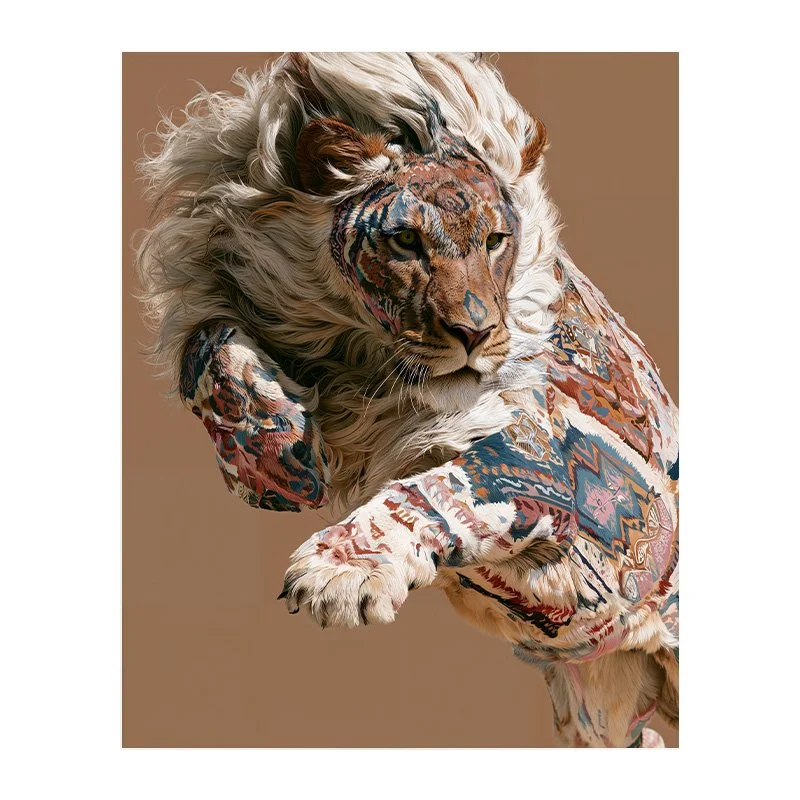 Fine Art Print - Into The Wild 'Gold Lion'
