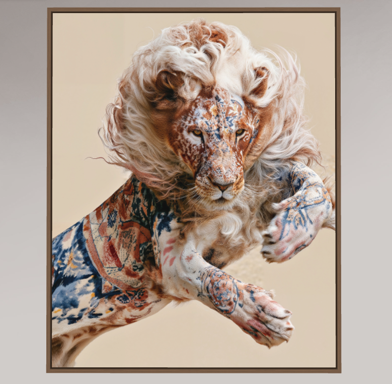 Charlie Moon Art White Lion Original (7).png