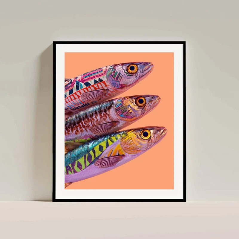 Charlie Moon - Sassy Sardines - art photo fine art print - 8 - framed.jpg