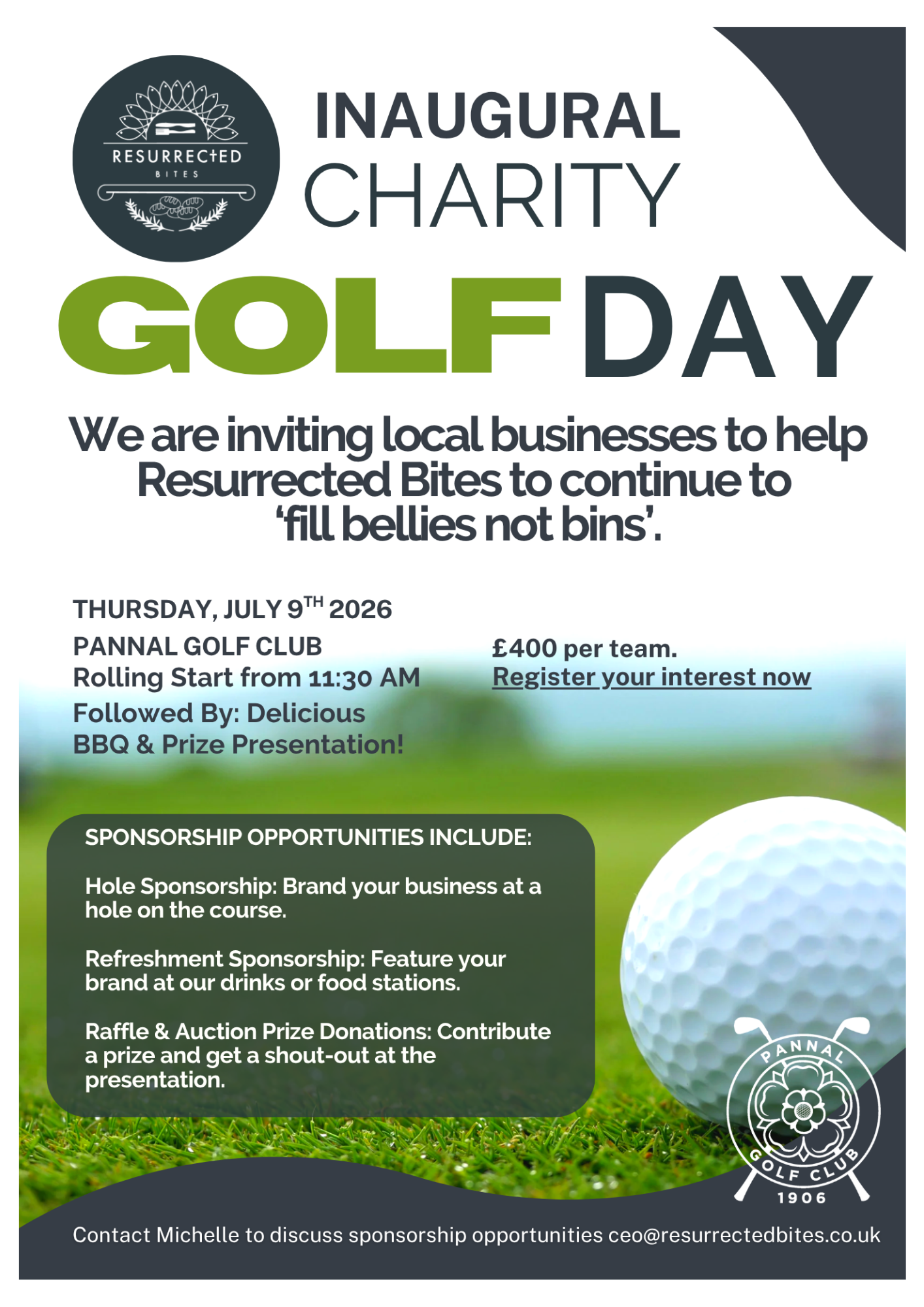 Inaugural Charity Golf Day