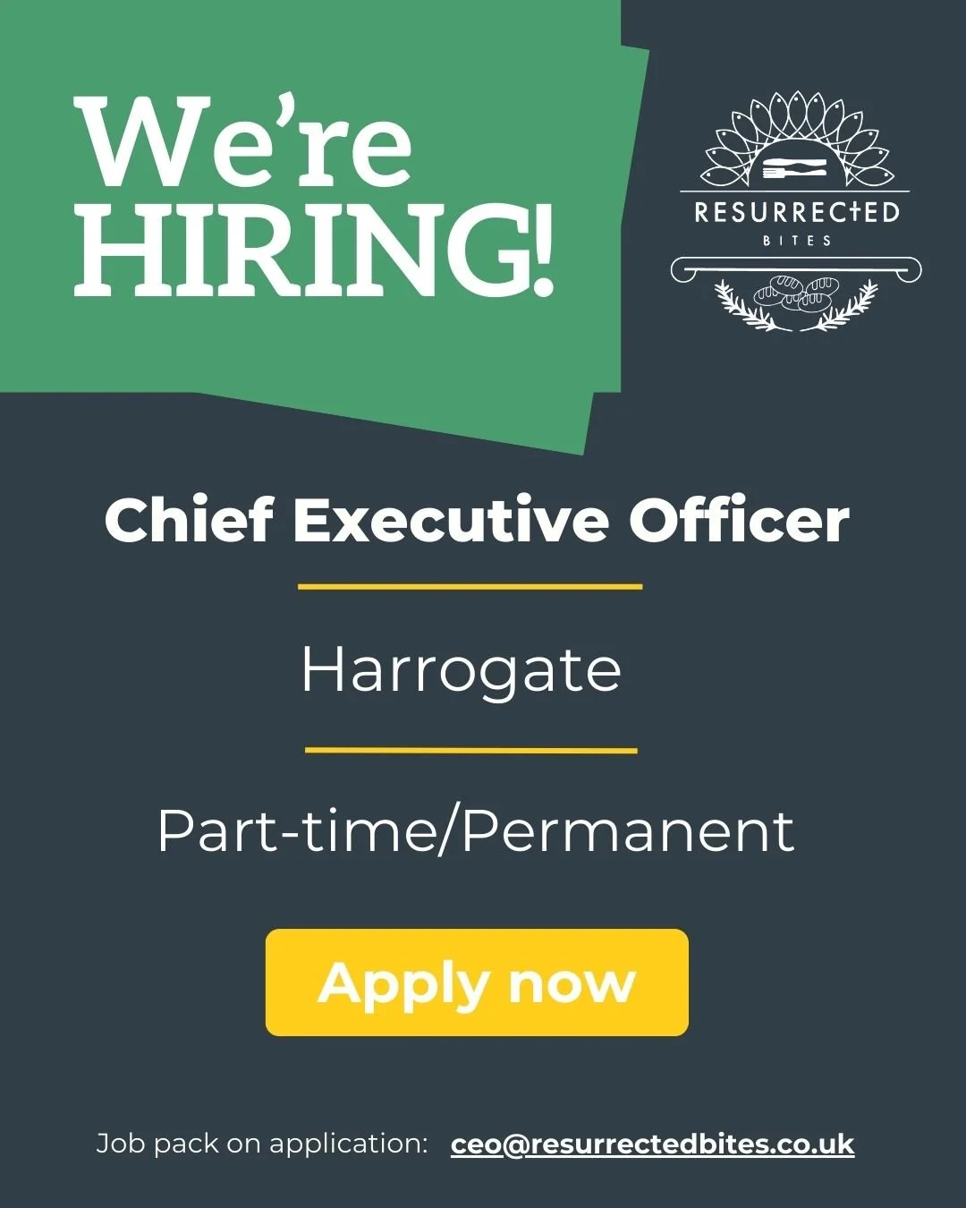 Michelle Hayes announces her departure from Resurrected Bites as CEO