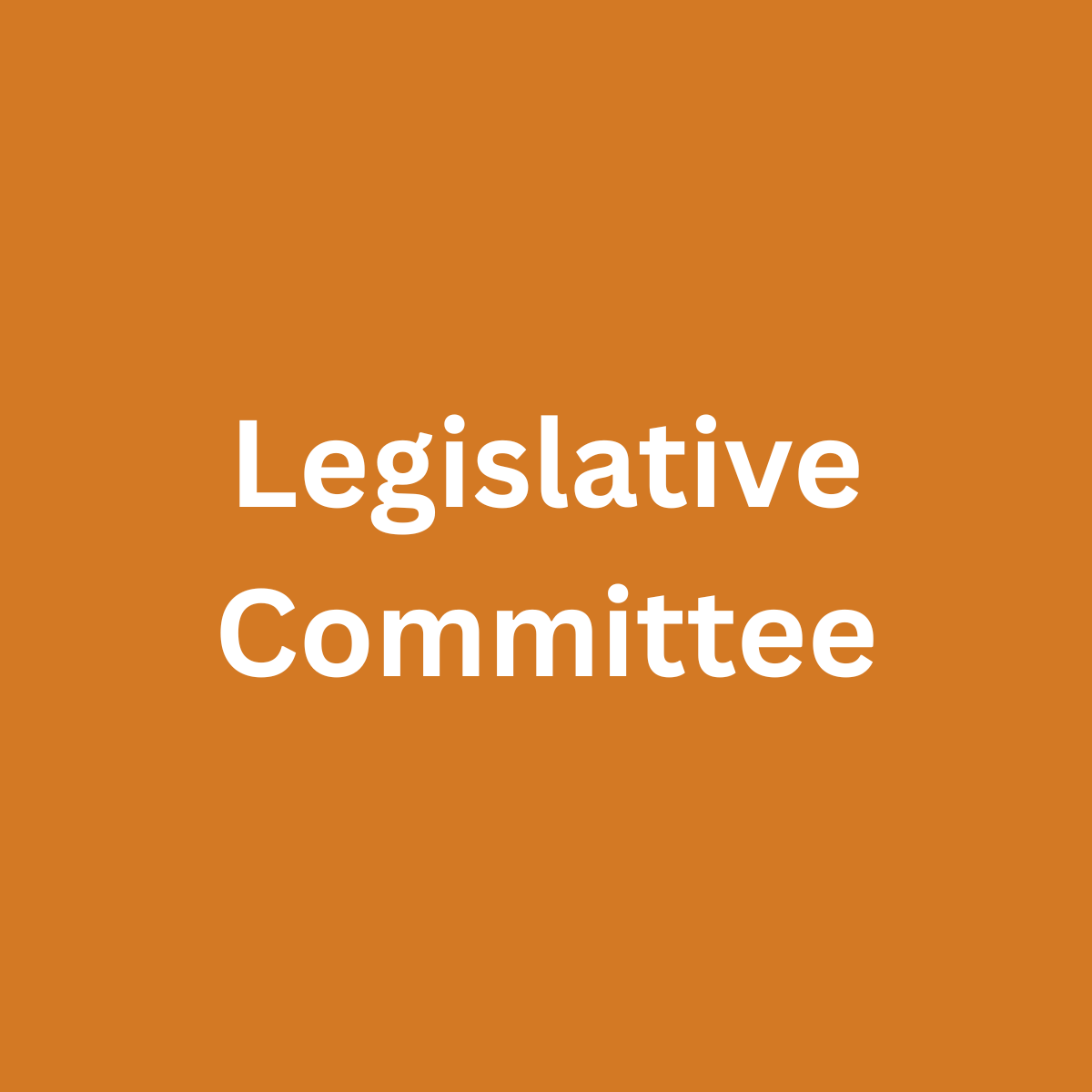 Legislative Committee Quarterly Meeting