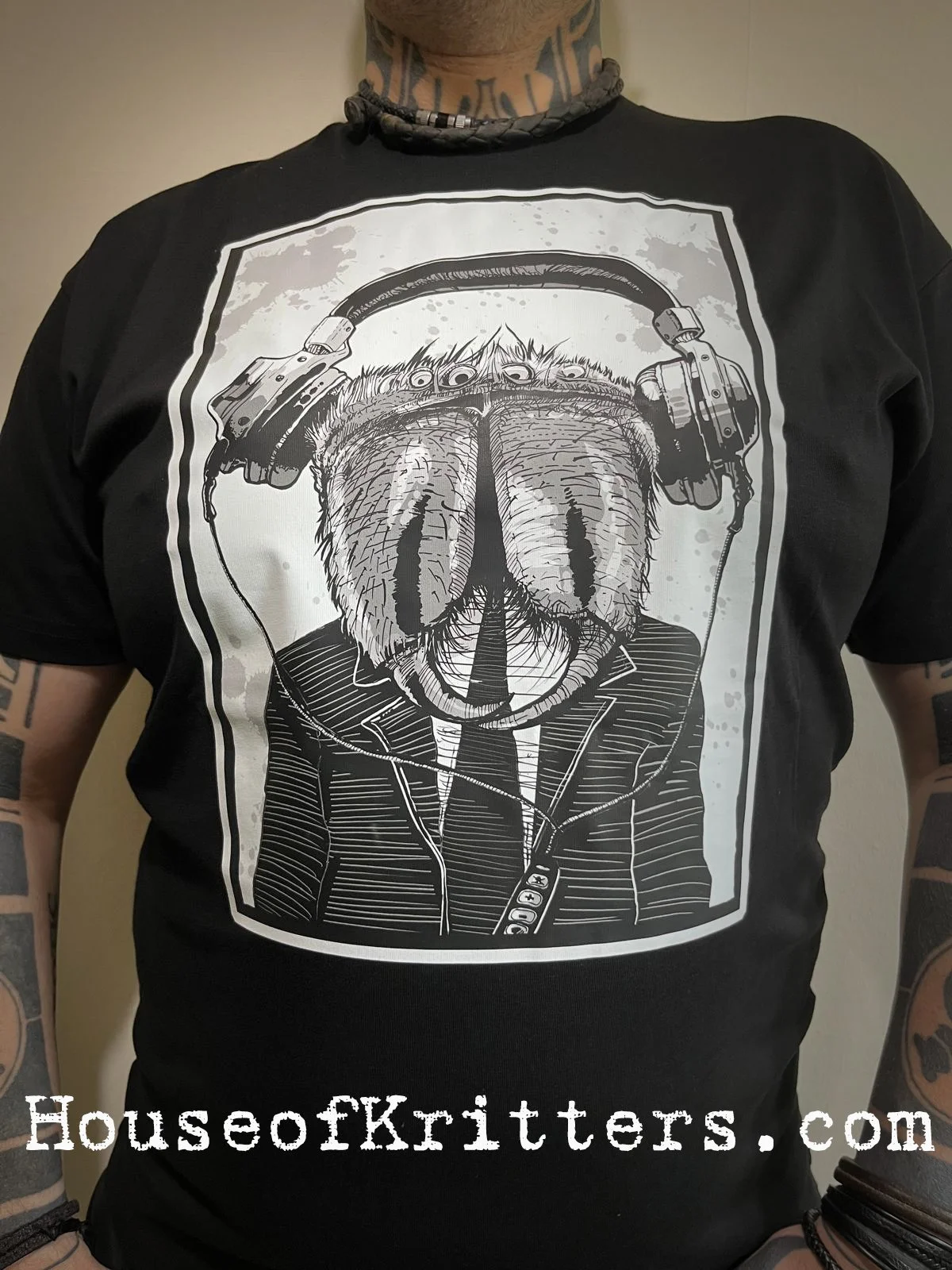 Spider and Headphones