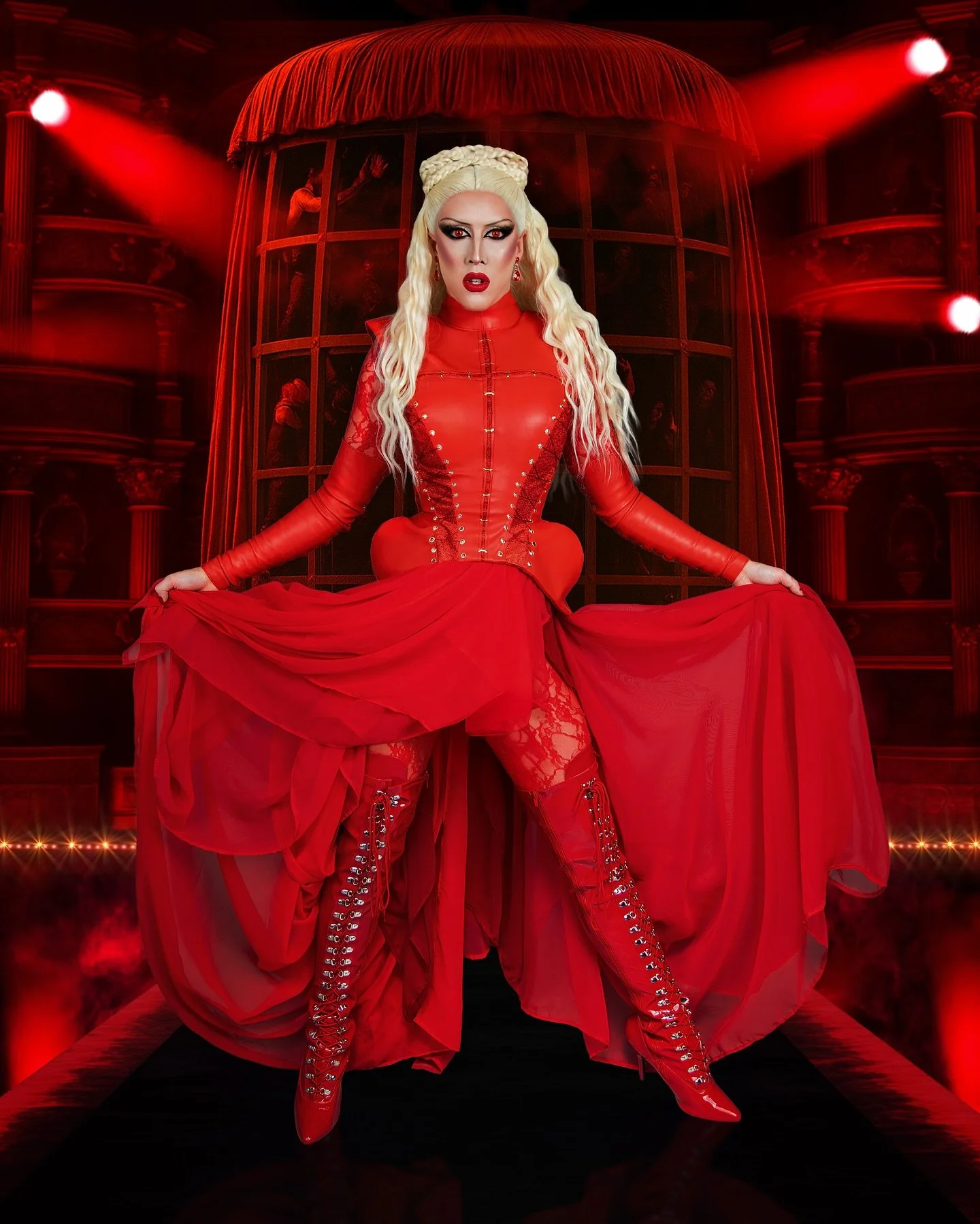 ❗️👹 Devil of The Night 👹❗️
*******************************************
******************************************* 
You can have all the tricks and treats, I&rsquo;m OBSESSED. Miss Mayhem never looked better, Gaga really just is the one. @thatsmarm