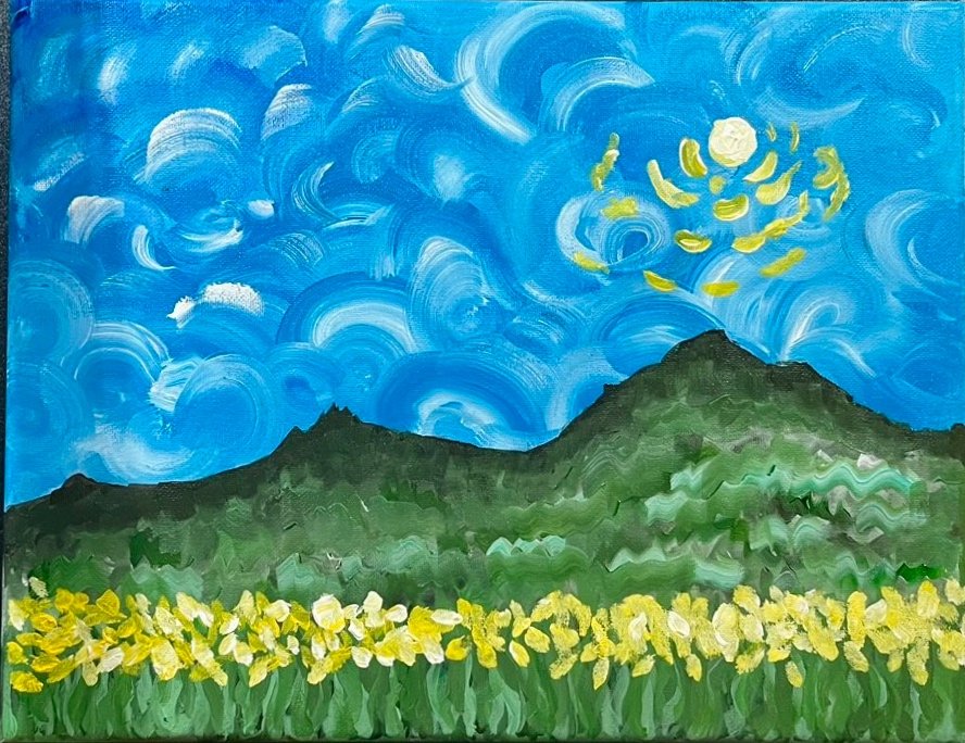 Acrylic Abstract Landscape