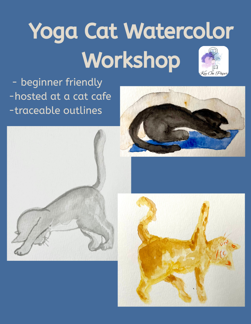 04/17/2026 Yoga Cat Watercolor