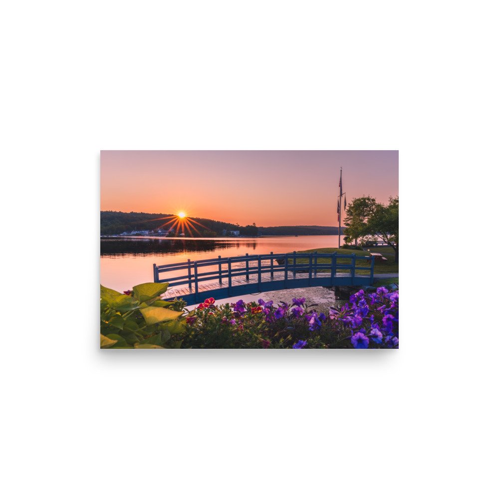 Light Over Meredith Bay | Premium Luster Print