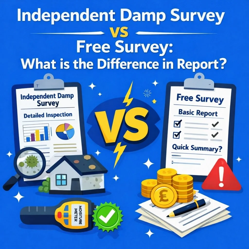 Independent Damp Survey vs Free Survey