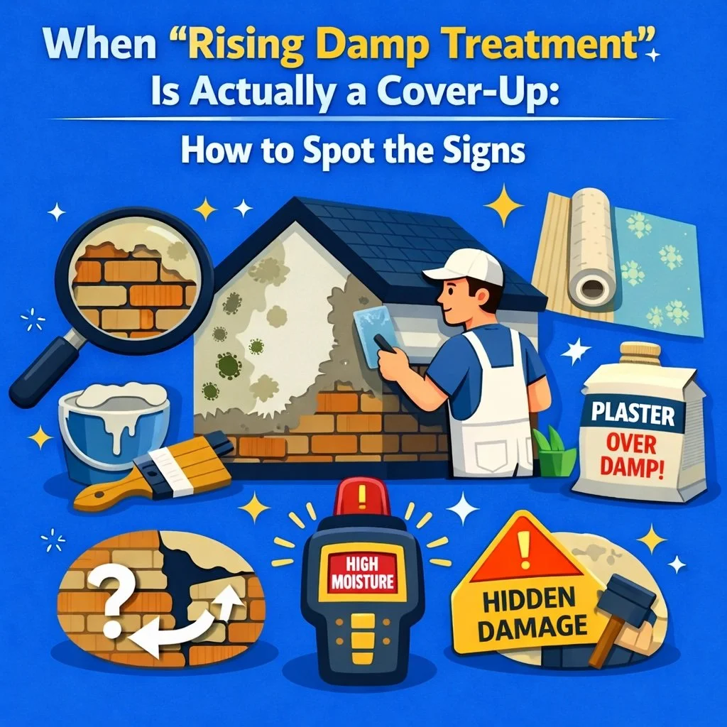 When “Rising Damp Treatment” Is Actually a Cover-Up: How to Spot the Signs