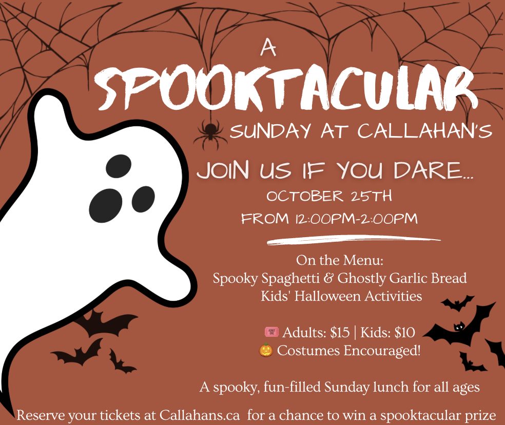 A Spooktacular Sunday at Callahan’s! 👻  