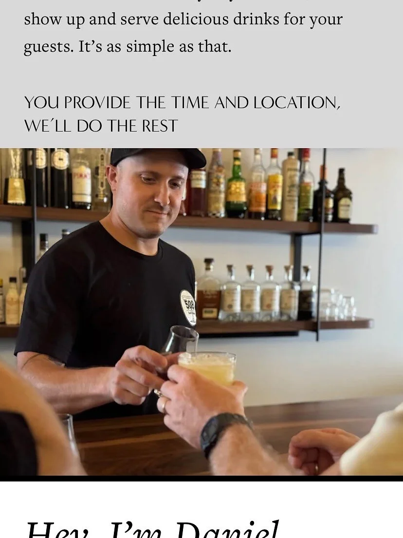 HEY EVERYONE!! I am SO excited to announce something big I&rsquo;ve been working on lately &hellip;. today I officially launched my website!! Please go check out 508bartending.com. There&rsquo;s a link to fill out a quick survey to book my services, 