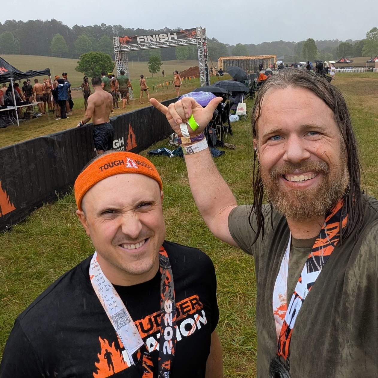 My friend @benmuratet and I did the @toughmudder in the rain yesterday and it was awesome. Physical competition was a huge part of my life at one time and I&rsquo;ve missed it. I love challenges that push your body through pain and suffering because 