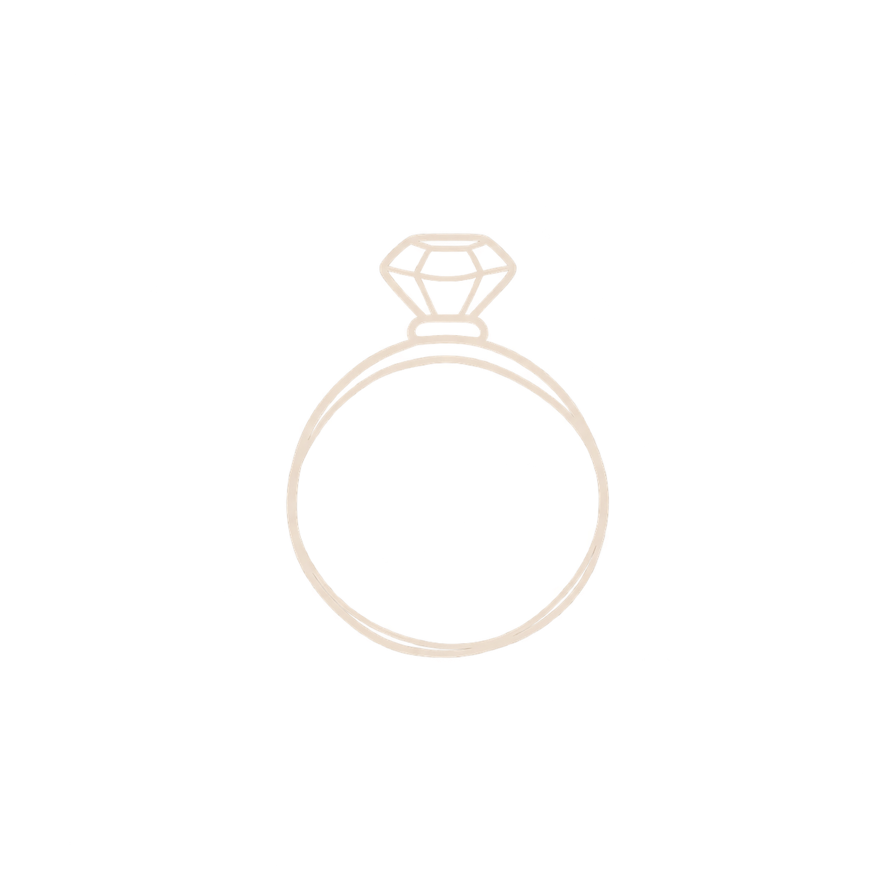 A silver ring with a large, geometric diamond-shaped setting on top.