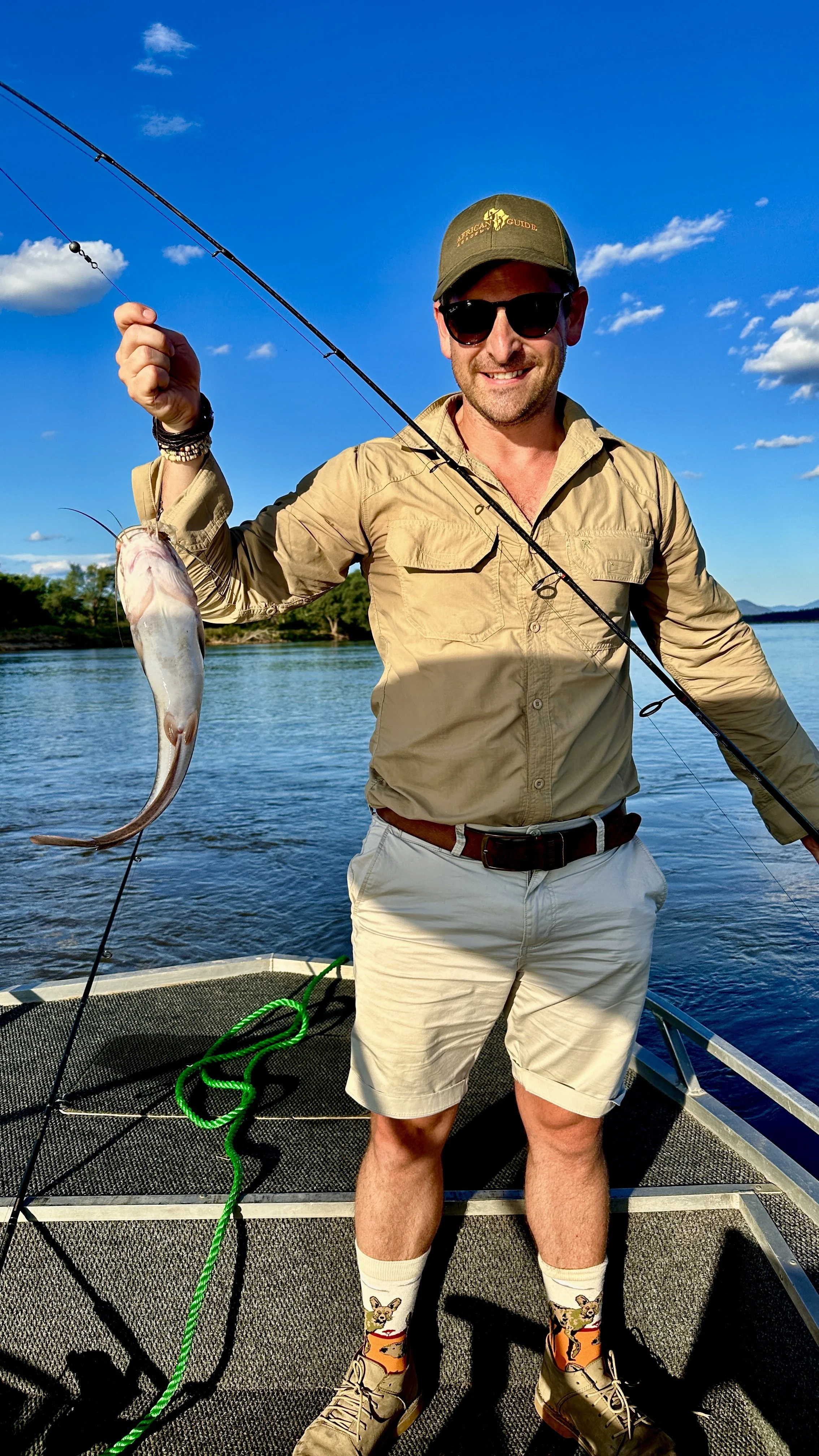 Catch and release fishing experience at Anabezi Camp