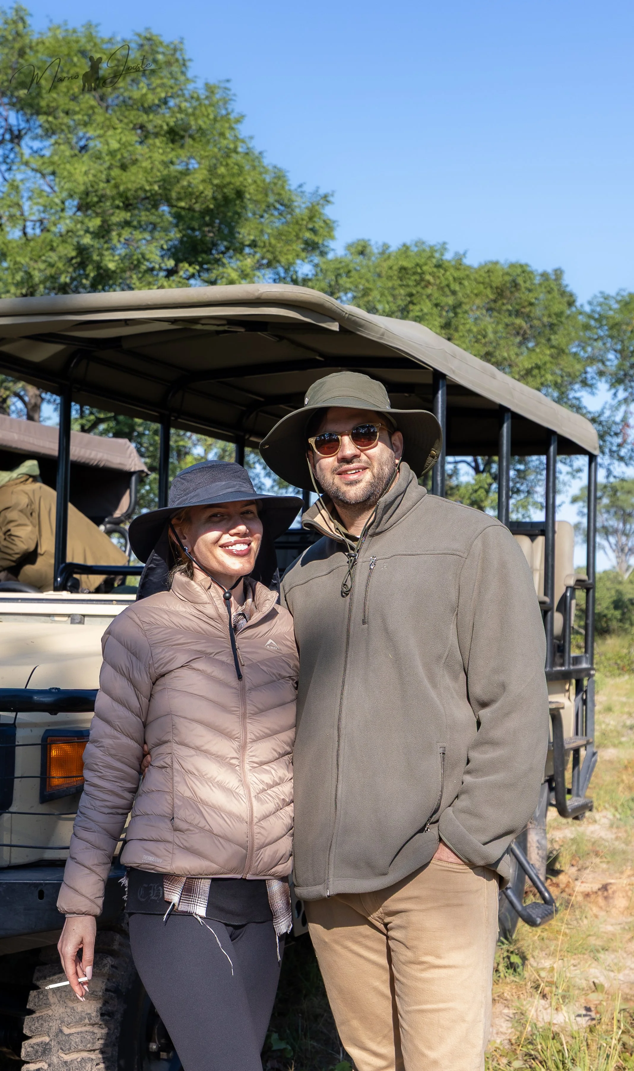 WildLens Adventures guests on safari in Botswana