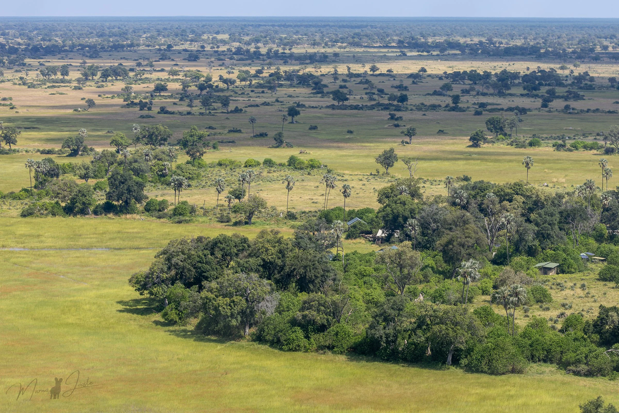 Mokolwane Camp in the Xudum concession of the Okavango Delta
