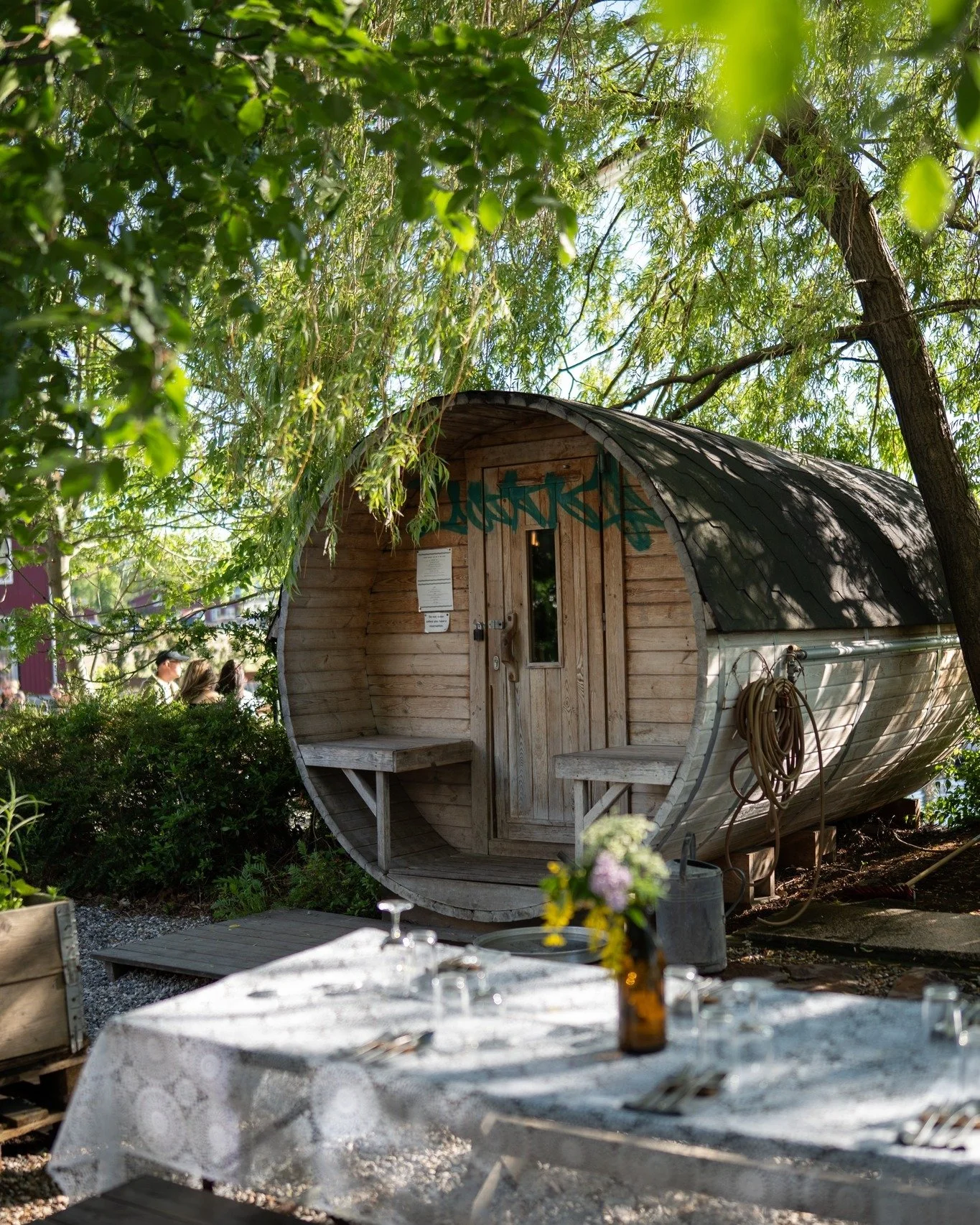 We're doing it again. 
Join us for another morning of yoga, sauna, ocean dips and a communal breakfast at La Banchina the 26th. 

We'll begin with a 55-minute yoga flow to wake up the body and mind, followed by journaling, guided meditation in the sa