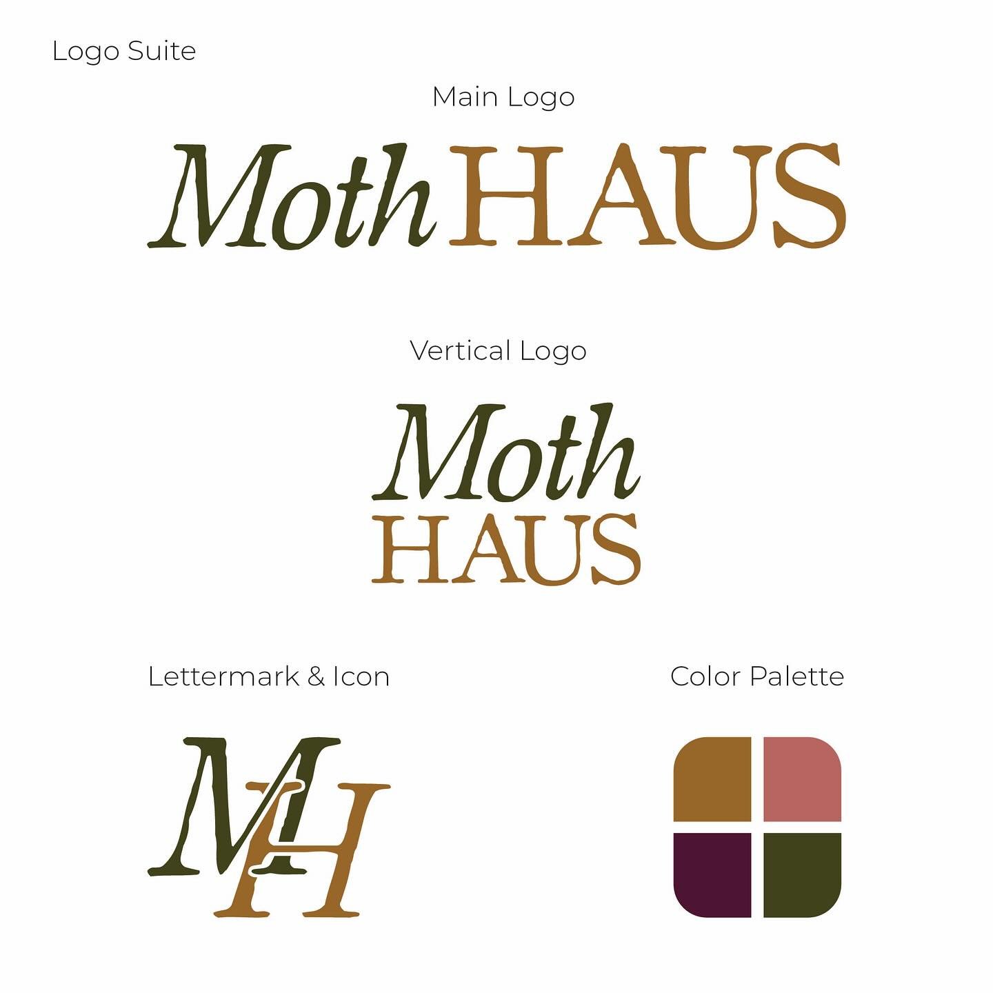 Moth Haus Logo Concept 2 ☕️🪴✨

#graphicdesign #logo #design #brandidentitydesign #logosuite #artist #coffeeshop #coffee #creative #passionproject