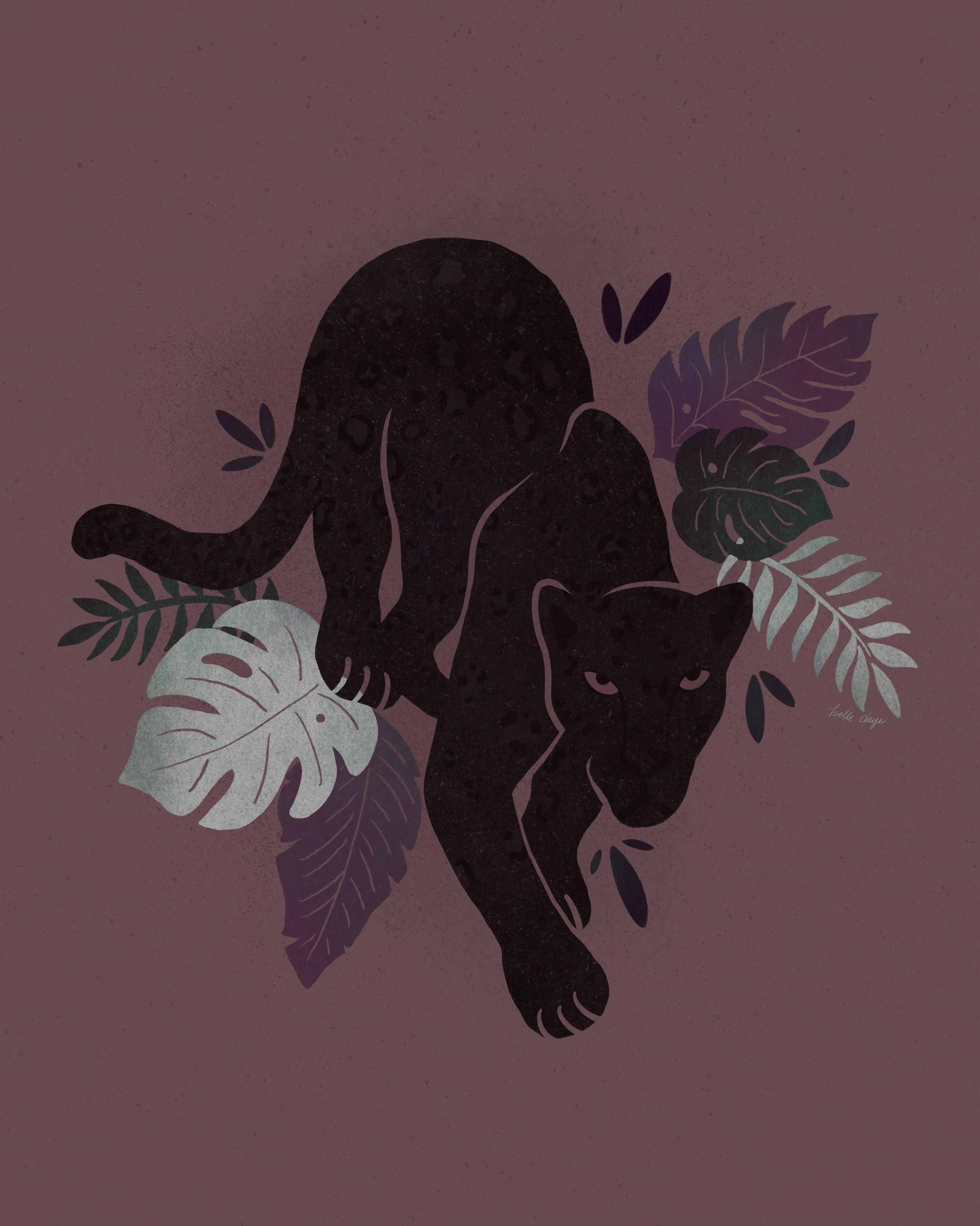 Jaguar Watching You Digital Art