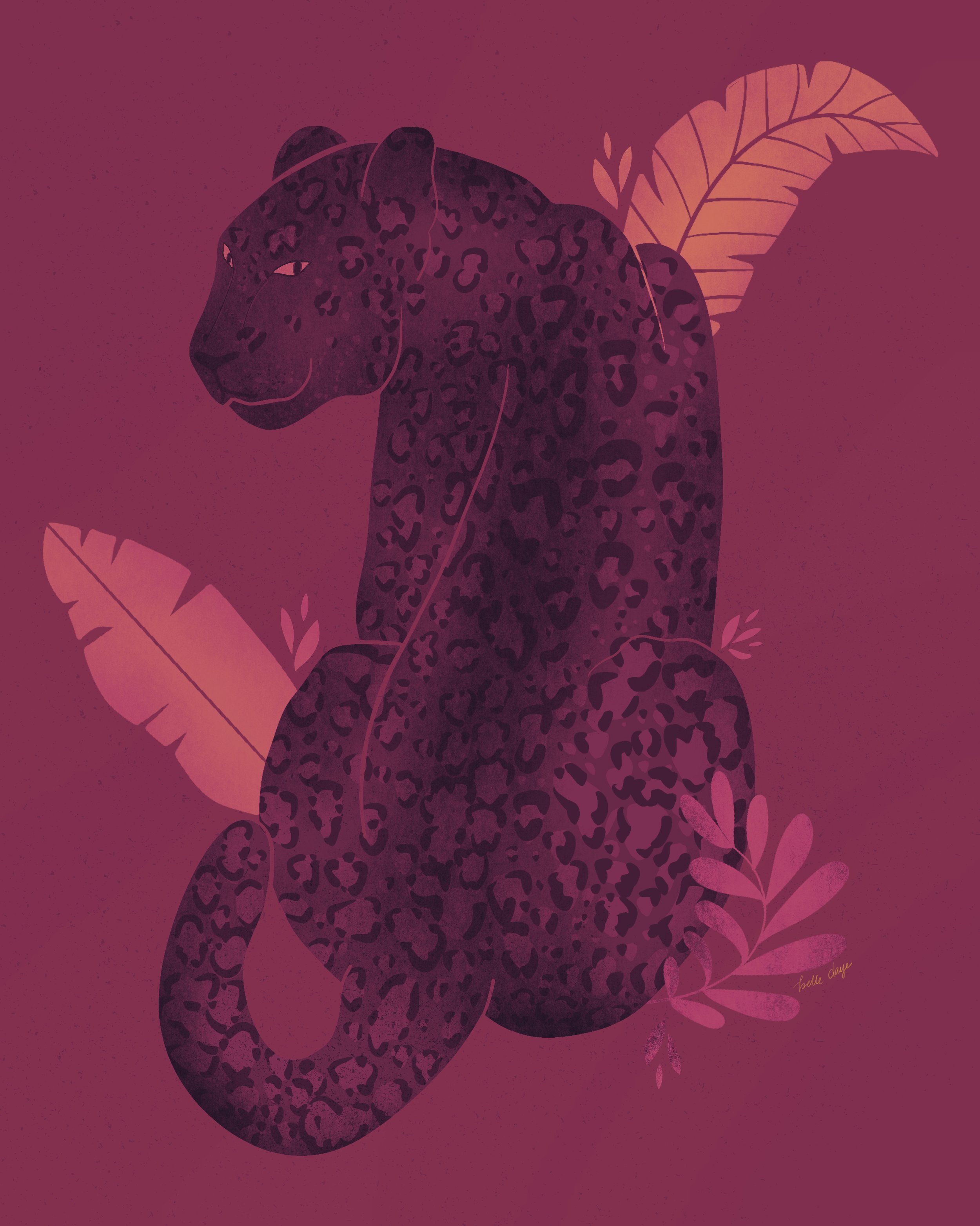 Jaguar Notices You Digital Art
