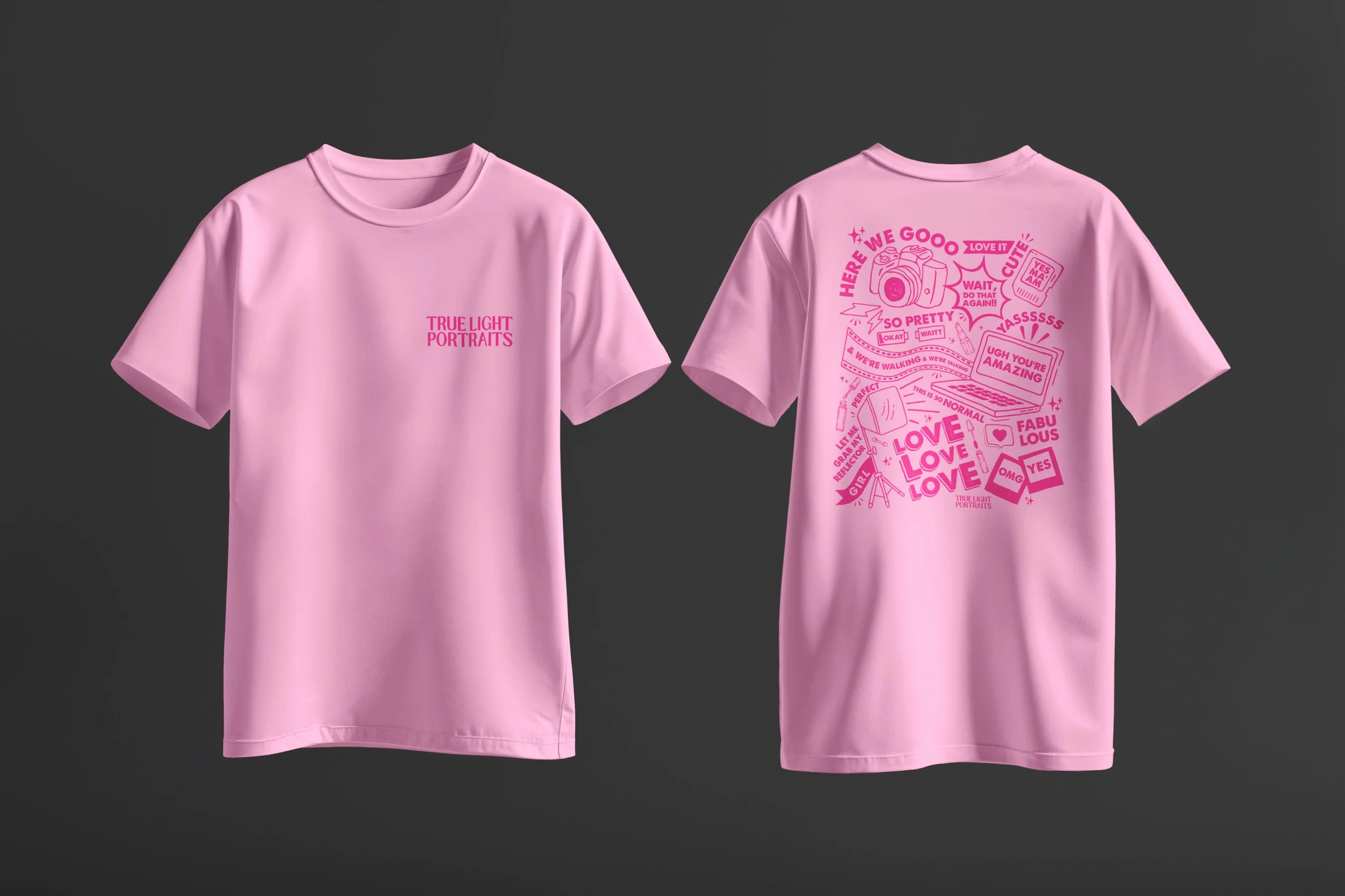 True Light Portraits Shirt Design