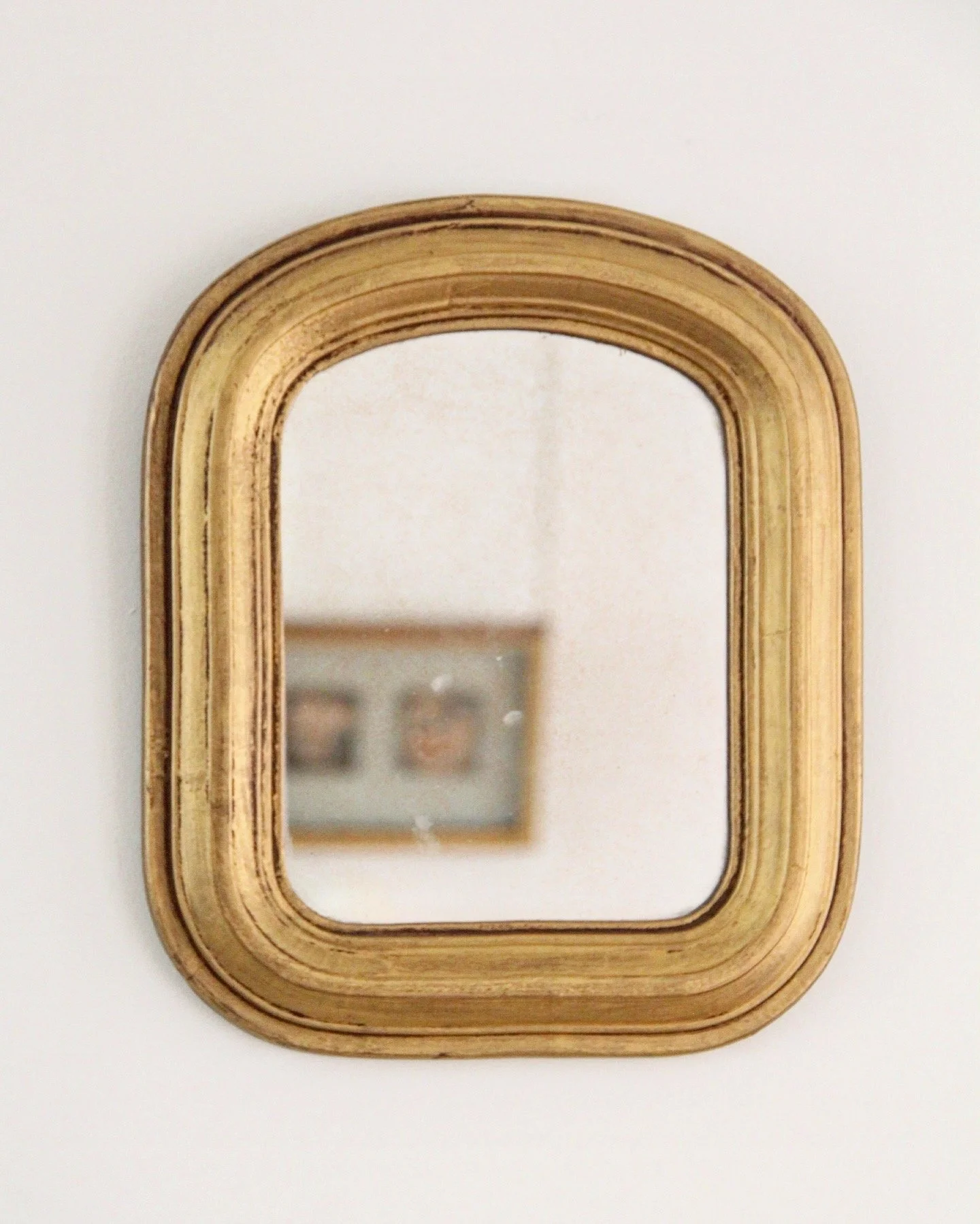Antique Mini Gold Louis Phillipe Mirror