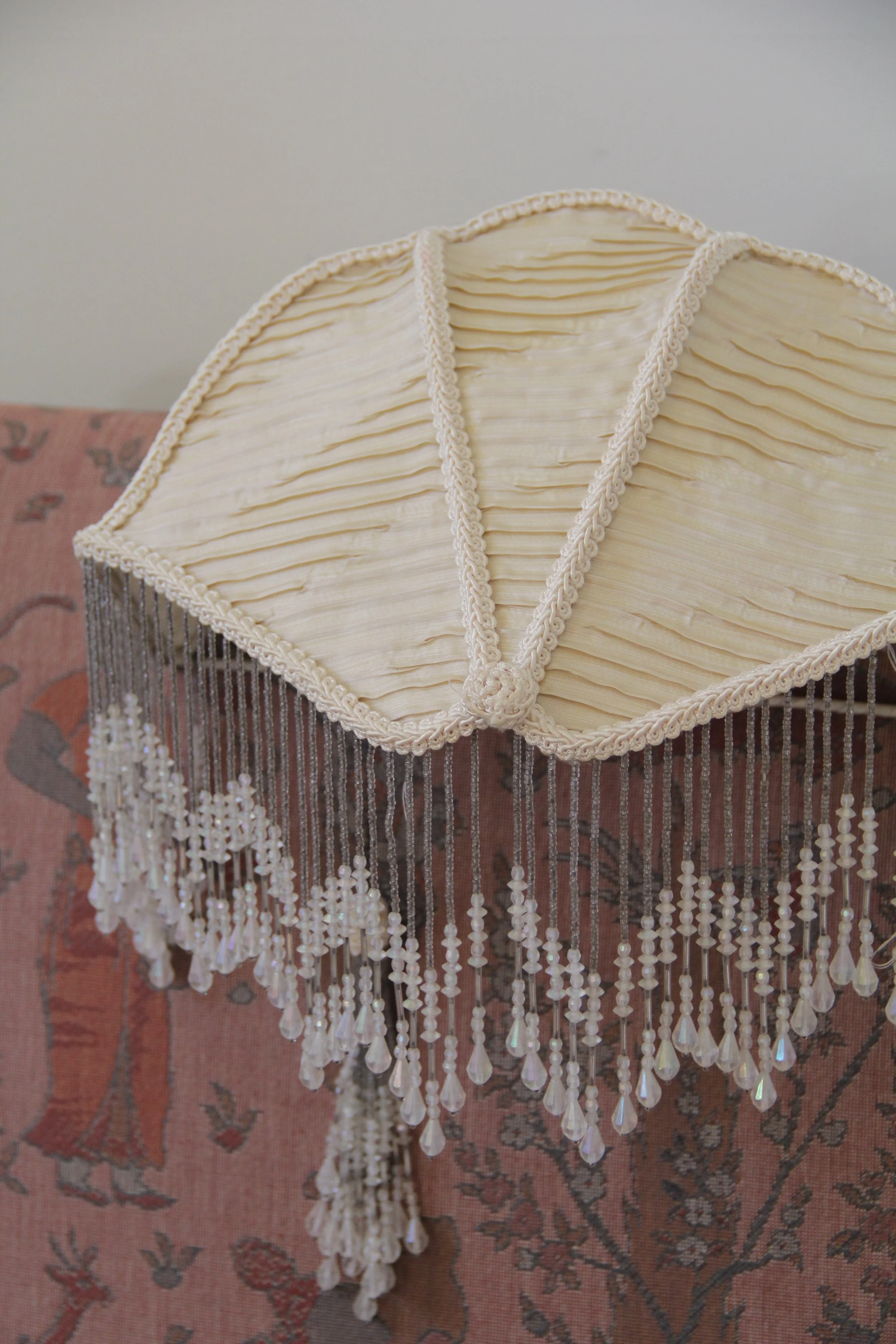 Vintage Silk Headboard Plug-In Sconce