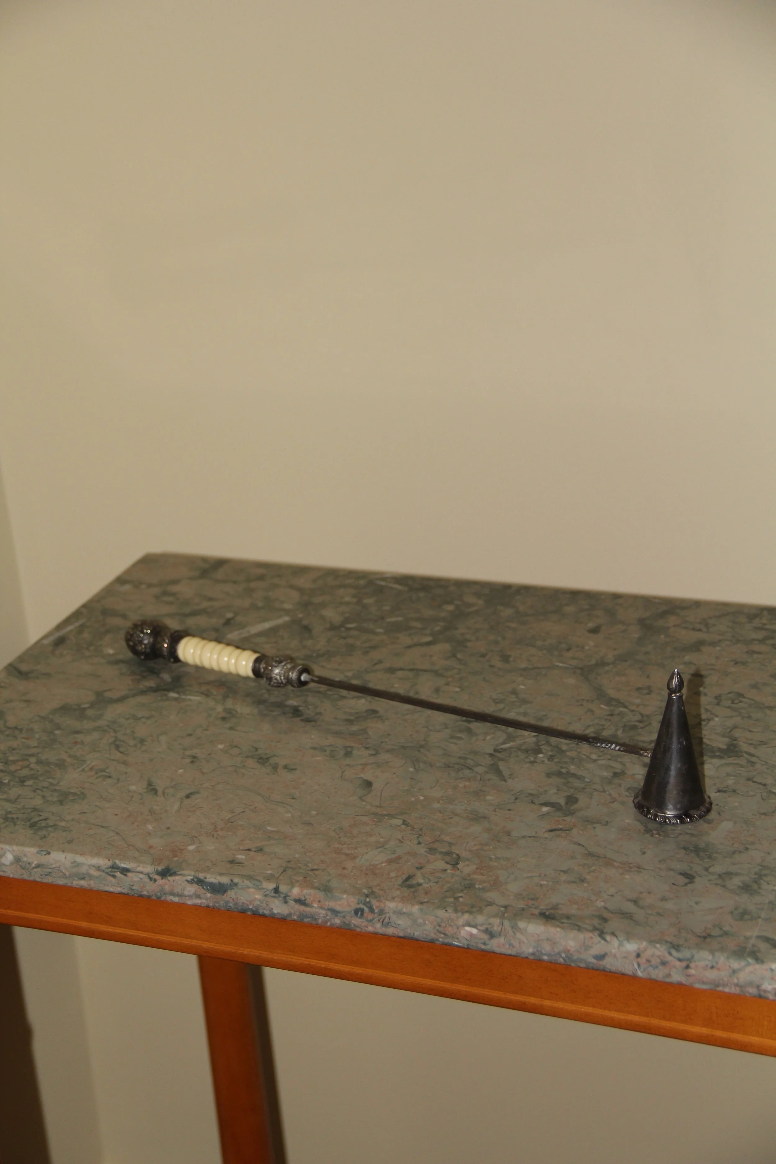 Antique Flame Snuffer with Bone Handle