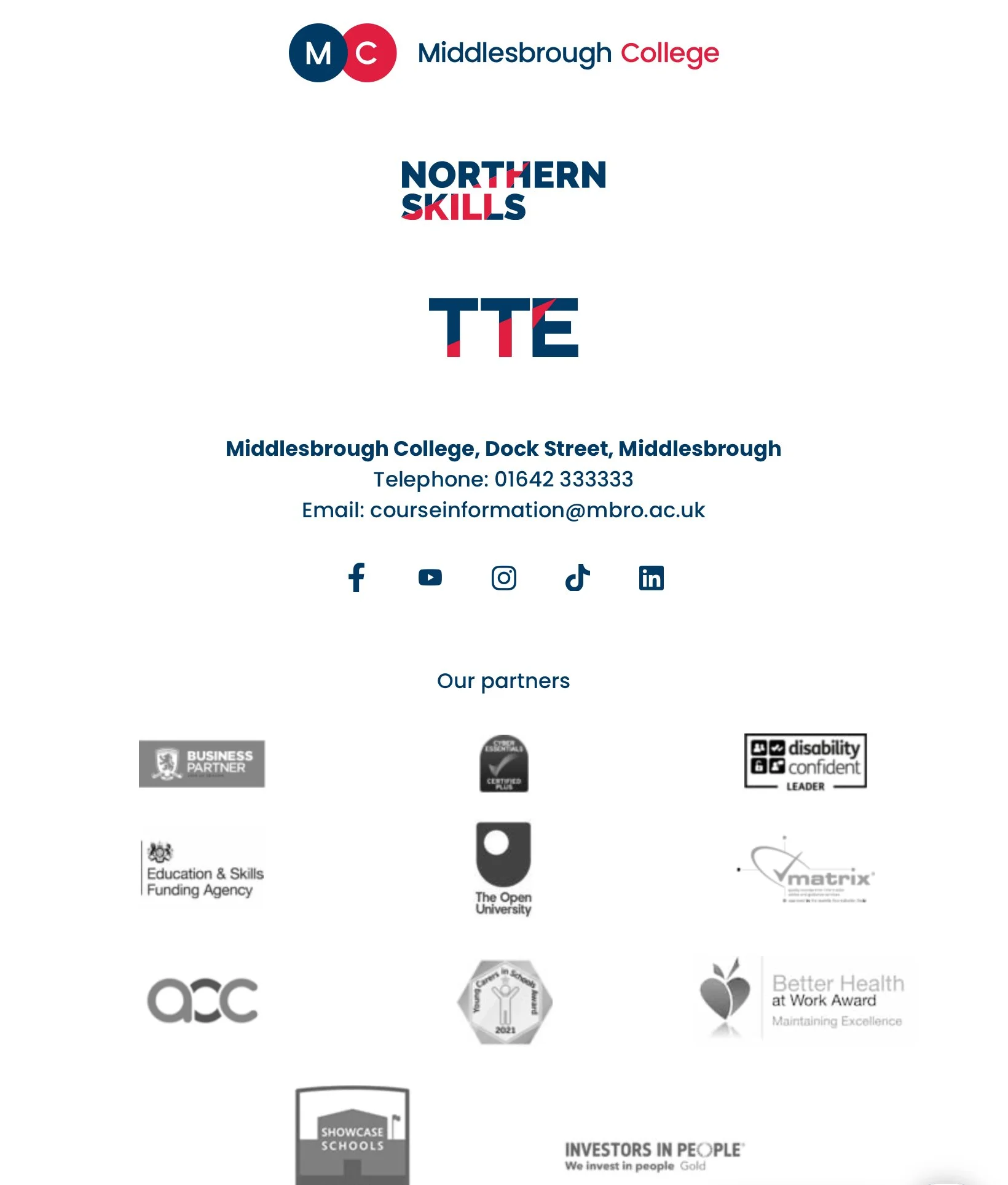 Middlesbrough College Lecture Series