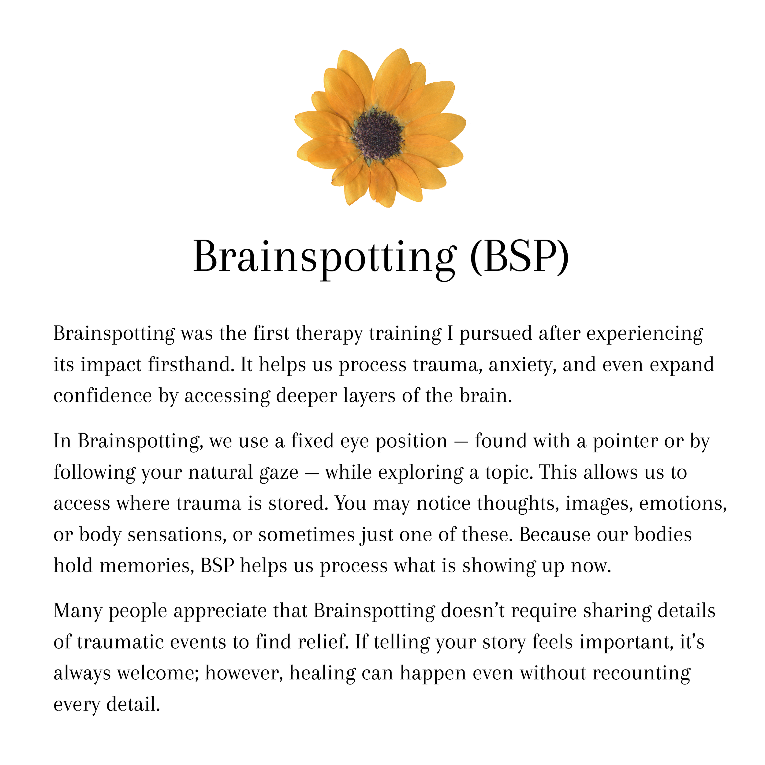 Brainspotting (BSP)