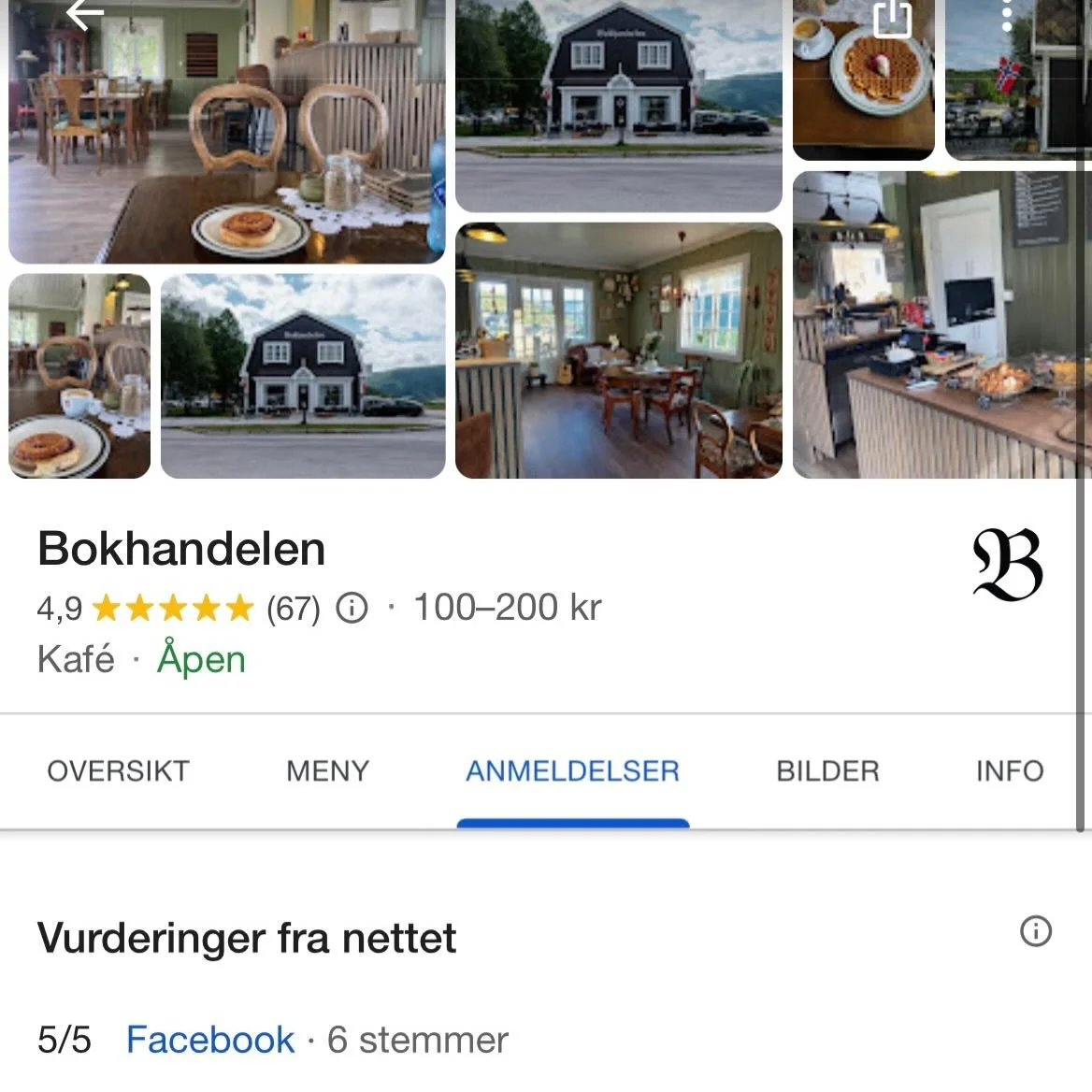 Vi er glade for alle faste gjestar som kjem innom oss med jamne mellomrom ❤️ Det har absolutt alt &aring; seie for oss 🙏 Men jammen er det triveleg &aring; lesa anmeldelser fr&aring; langvegsfarande som har vore innom hj&aring; oss ogs&aring; 🥰 
St