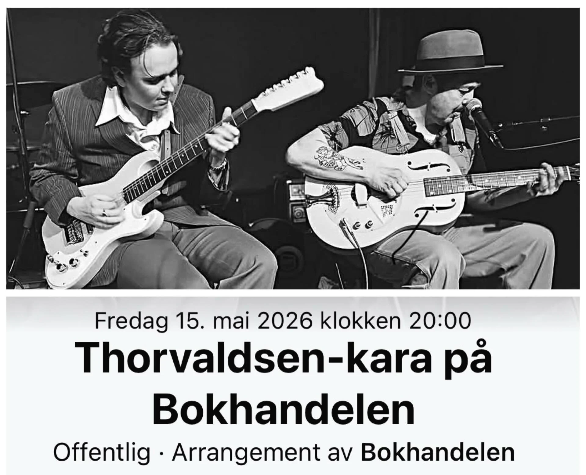 🎸 Klar for ekte, r&aring; blues?

Kent Erik Thorvaldsen &ndash; leadvokalist i det kritikarroste bandet The Jelly Roll Men &ndash; tek deg med heilt tilbake til deltabluesens r&oslash;ter, med historier fr&aring; sitt eige liv og musikk som treff re