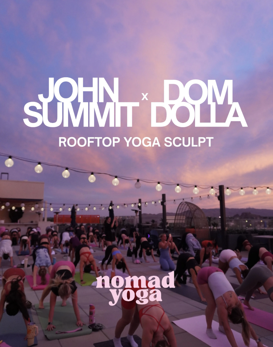 sunset rooftop sculpt: JOHN SUMMIT x DOM DOLLA