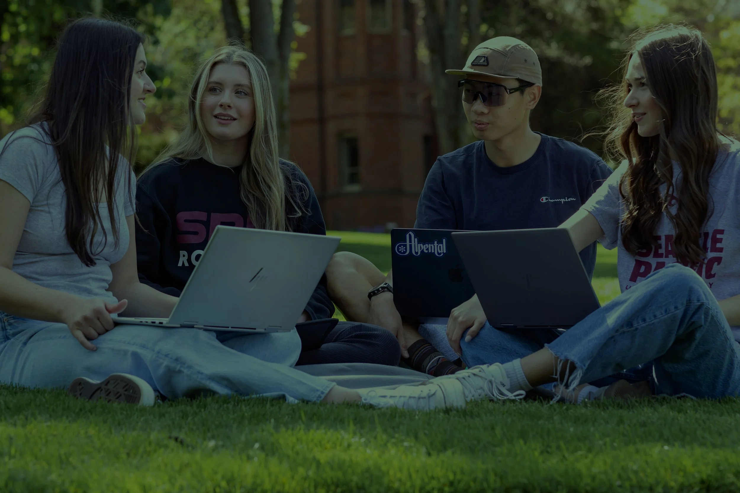 Group of students talking