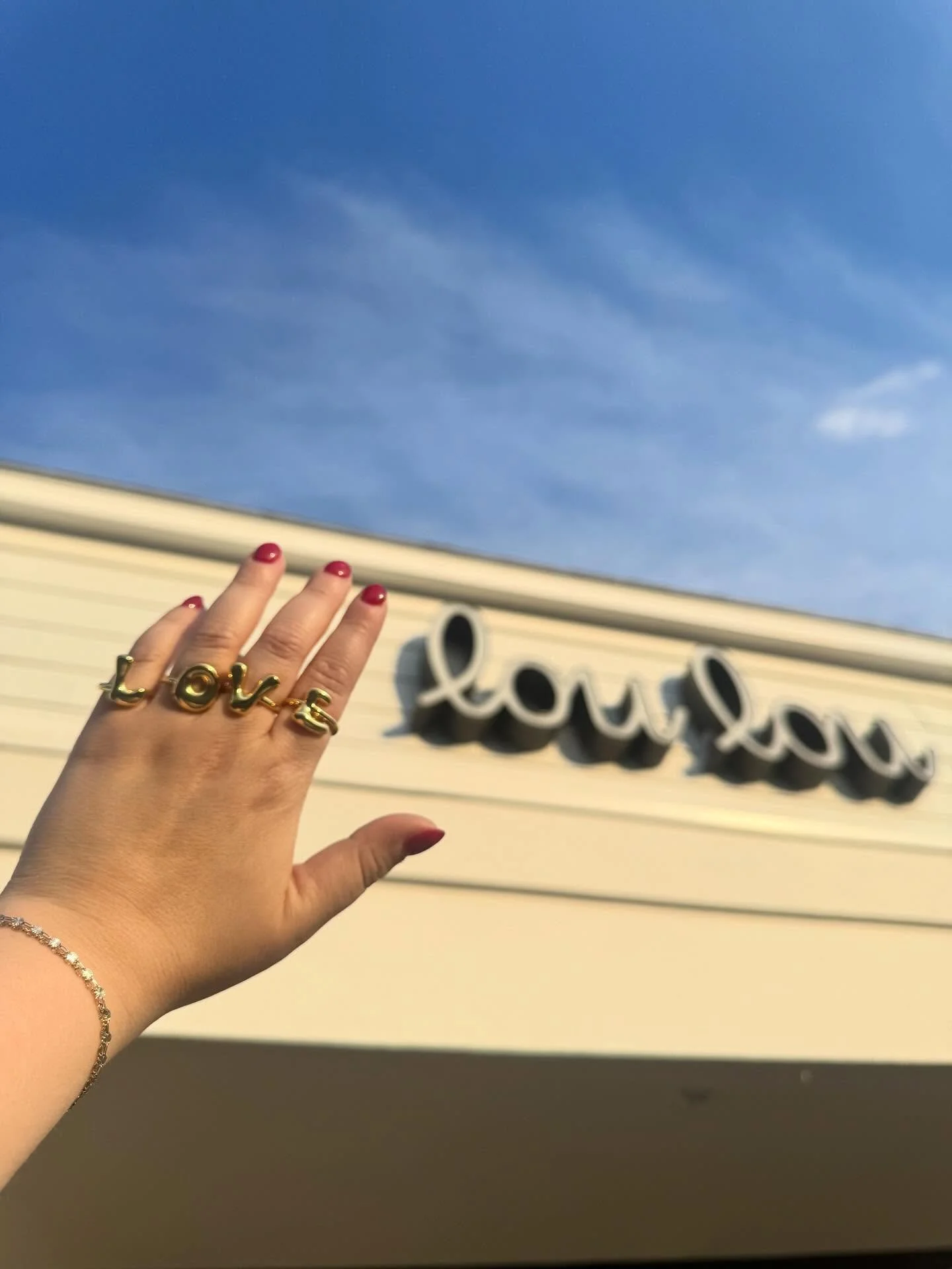 &ldquo;A little LOVE from Lou Lou&rsquo;s 💛 Initial rings and bag charms that say it all! Dainty, personalized, and perfect for gifting!💕
.
.
.
#jewelry #accesorios #shopsmall #shoplocal