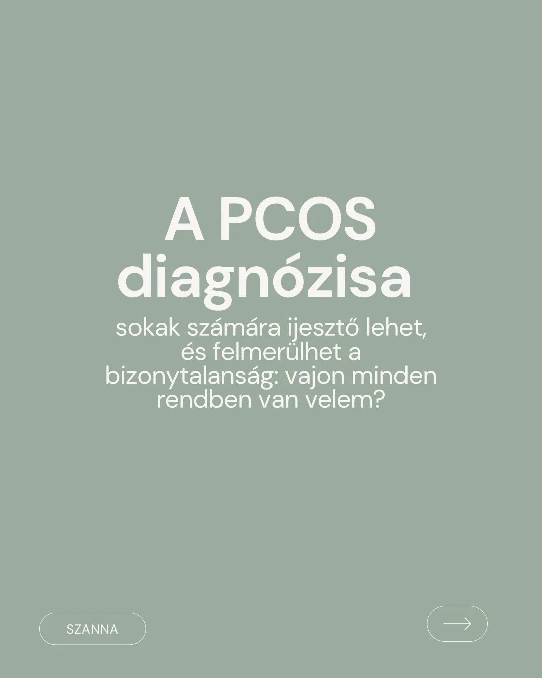 A PCOS diagn&oacute;zisa nem egy &iacute;t&eacute;let, hanem egy &uuml;zenet a testedtől. 💌

Sokan megijednek, amikor elősz&ouml;r hallj&aacute;k, de fontos tudnod: a tested nem az ellens&eacute;ged. A t&uuml;netek &ndash; mint a ciszt&aacute;k vagy