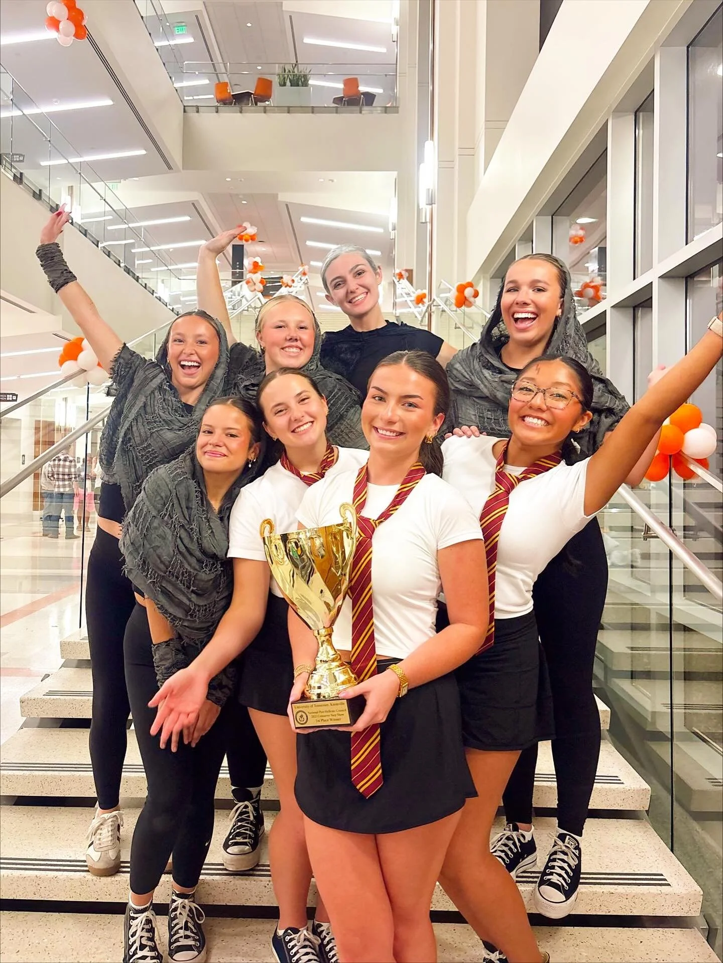 STEP SHOW CHAMPS!🏆
Super proud of our girls for winning 1st place🥇in our 1st year participating in the NPHC Crossover Step Show!✨
Huge shoutout to @mightymi06 and @laurenellette for their hard work! 
#utkalphagam #greeklife #aacywl