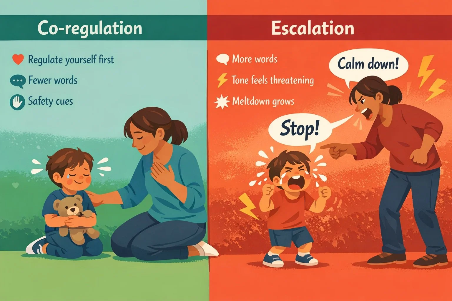 When your child is melting down, they’re not giving you a hard time — they’re having a hard time.