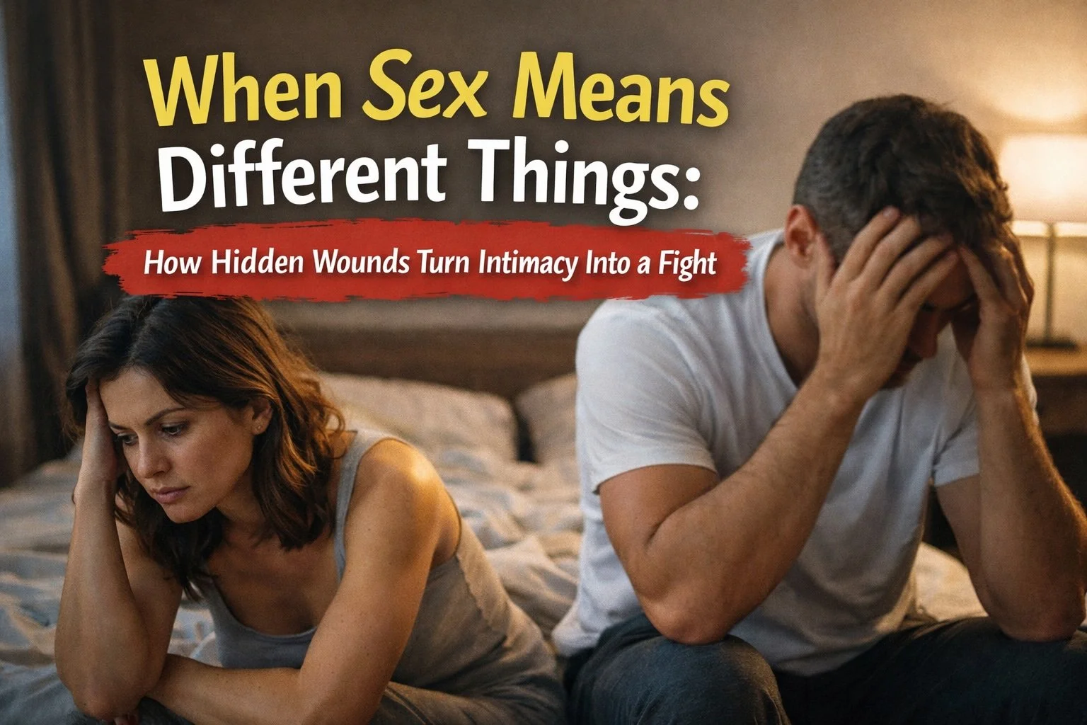 When Sex Means Different Things: How Hidden Wounds Turn Intimacy Into a Fight