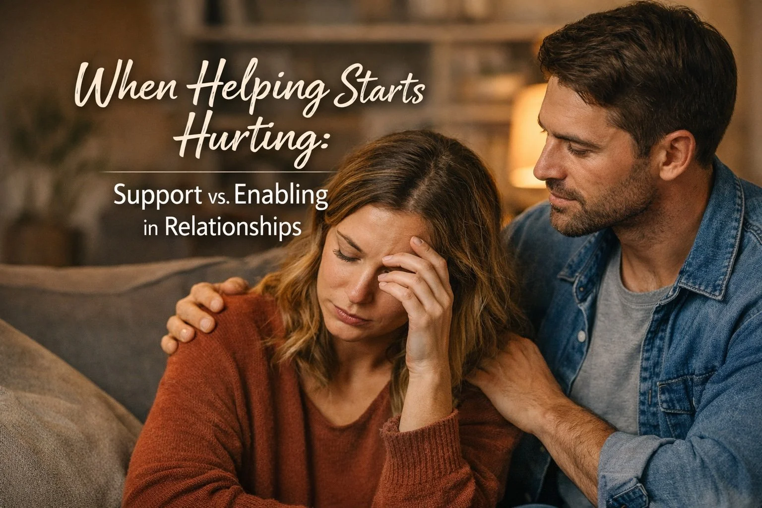 Am I supporting my partner… or am I enabling them?