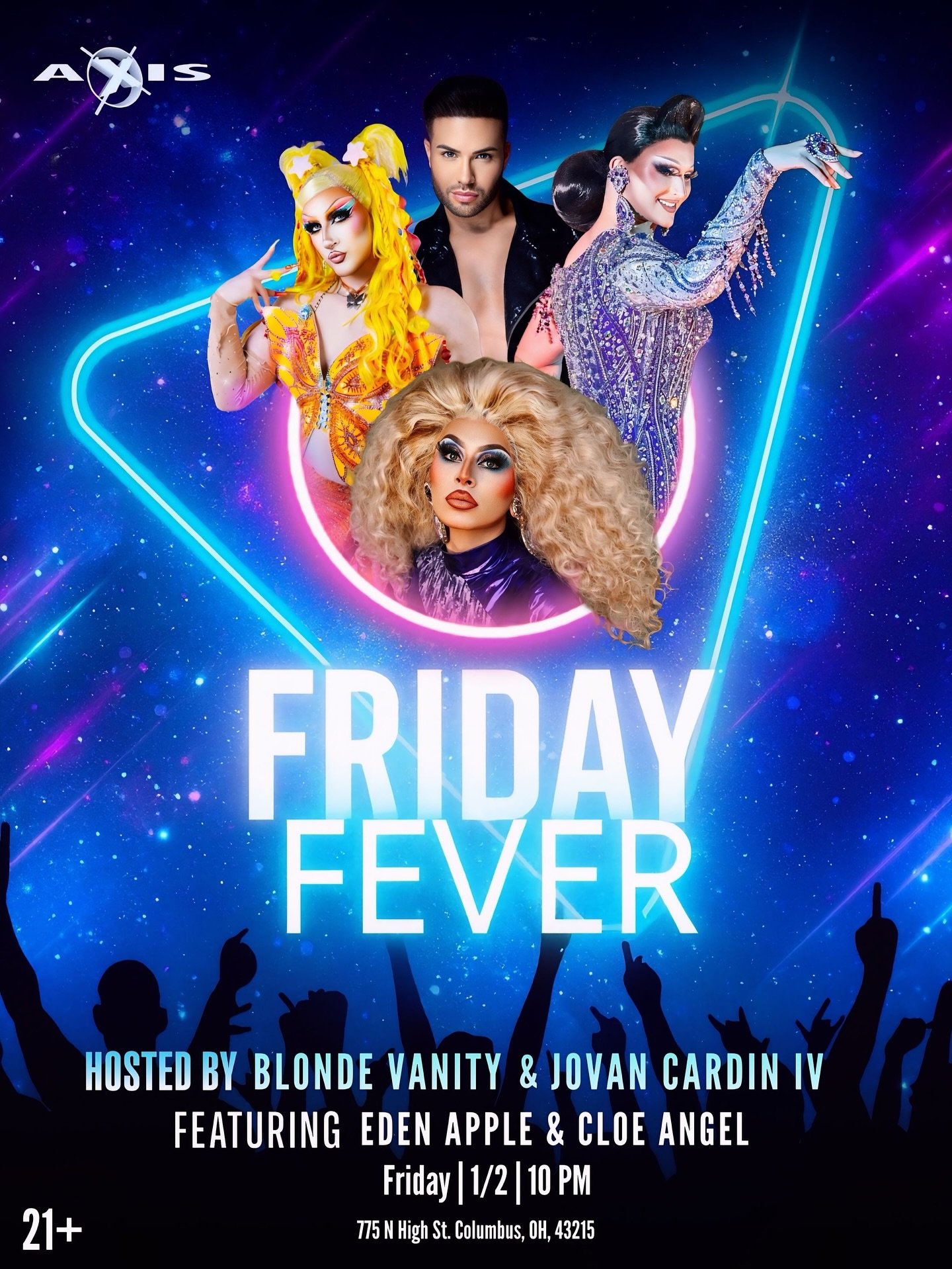 First Friday of the year. No cure in sight. 🔥✨

The calendar flipped, the lights came on, and FRIDAY FEVER is officially back. New year, same obsession &mdash; bigger beats, bolder looks, and a dancefloor that does not believe in resolutions.

Hoste