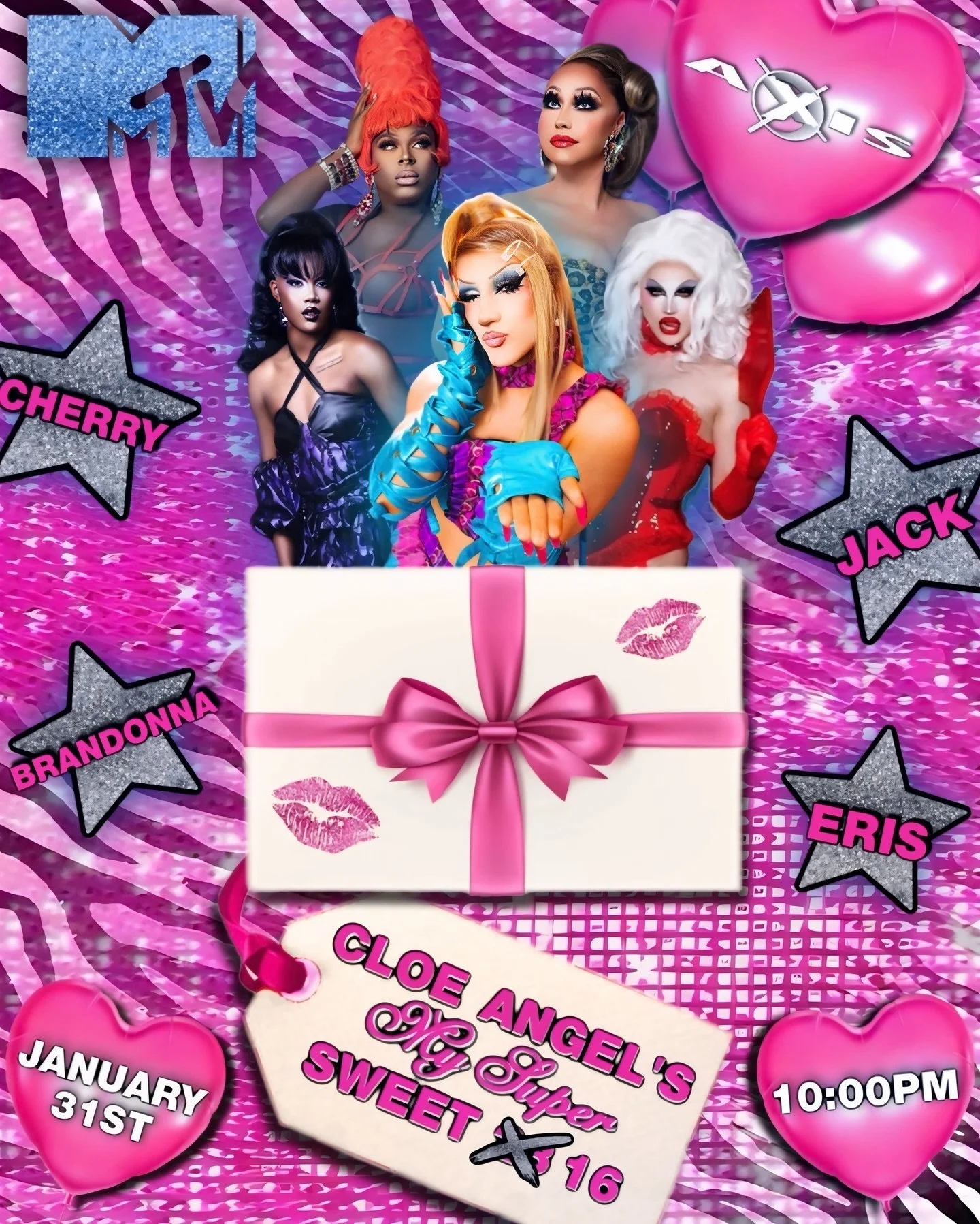 It&rsquo;s Cloe Angel&rsquo;s Super Sweet 23r&mdash; I MEAN 16th birthday!! 💋🎀💅

THIS SATURDAY we&rsquo;re throwing her the MTV Super Sweet 16 party she&rsquo;s always deserved.
We&rsquo;re throwing it all the way back to peak MTV delusion, so com