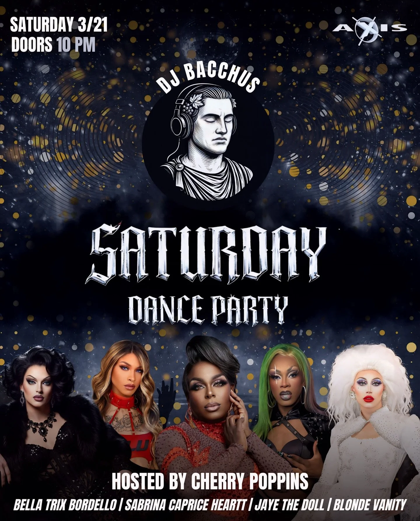 Saturday night is here! 

The music&rsquo;s loud, the drinks are strong, and the dance floor will be packed start to finish. DJ Bacchus is keeping the energy up all night, so once you&rsquo;re out there&hellip; you&rsquo;re not leaving.

Cherry Poppi