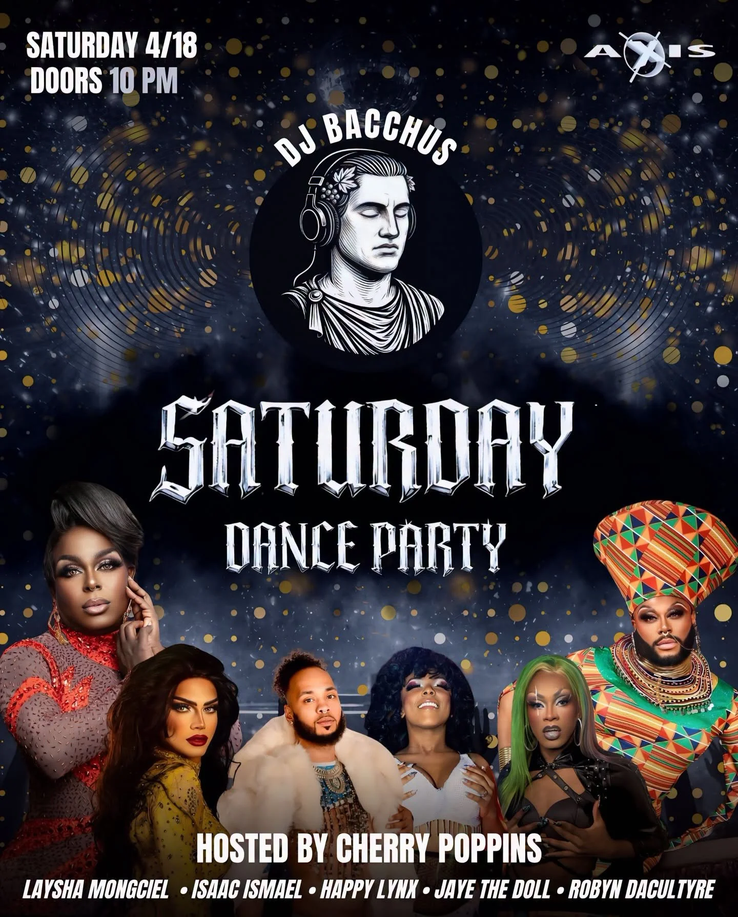 It may be rainy outside but it&rsquo;s on FIRE inside 🔥

DJ Bacchus is in the booth bringing the beats all night long while Cherry Poppins hosts performances by Laysha Mongciel, Isaac Ismael, Happy Lynx, Jaye The Doll, and Robyn Dacultyre. 

Doors o